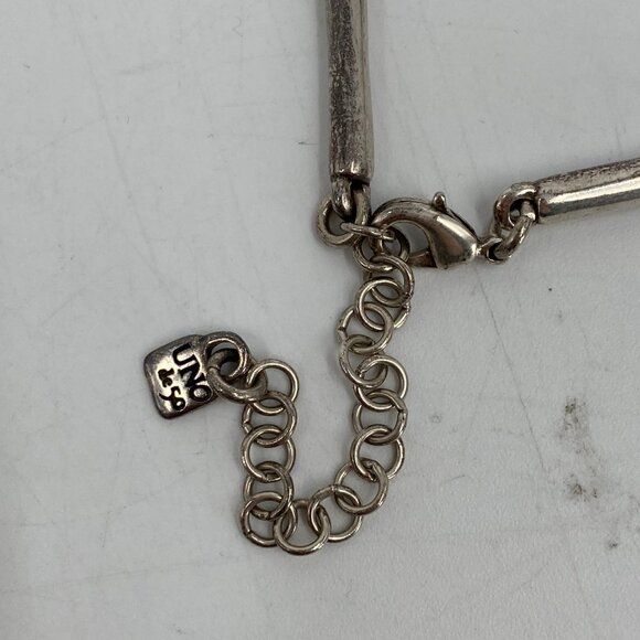 UNO de 50 Silver Peach Statement Necklace | Excellent Condition - Picture 2 of 7